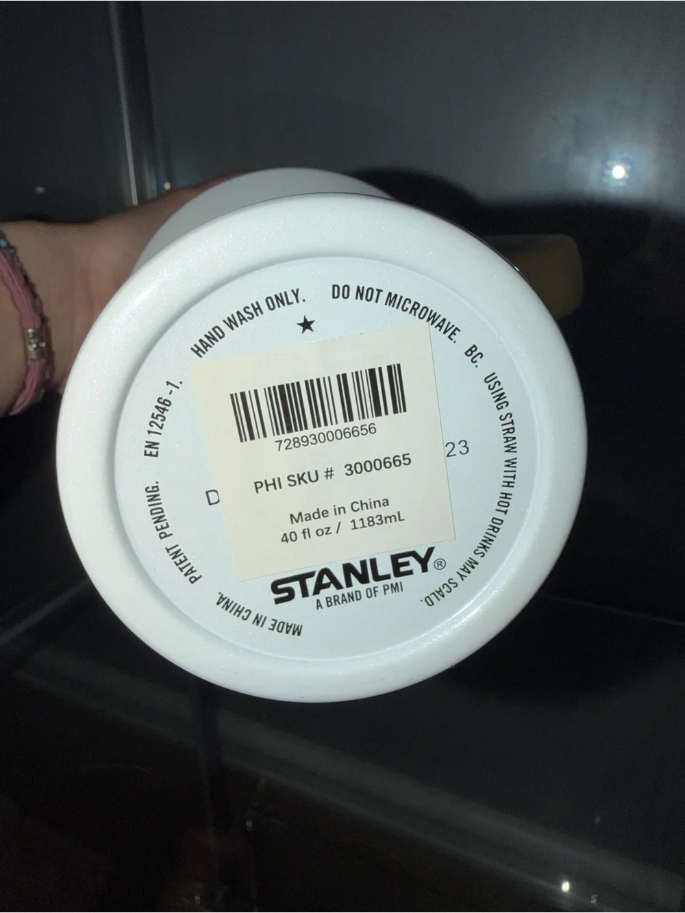 Stanley x Starbucks Philippines Cream Sakura 40oz Tumbler